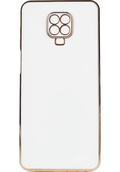 Xiaomi Redmi Note 9 Pro Parlak Kenarli Bark Silikon Kilif 547681032