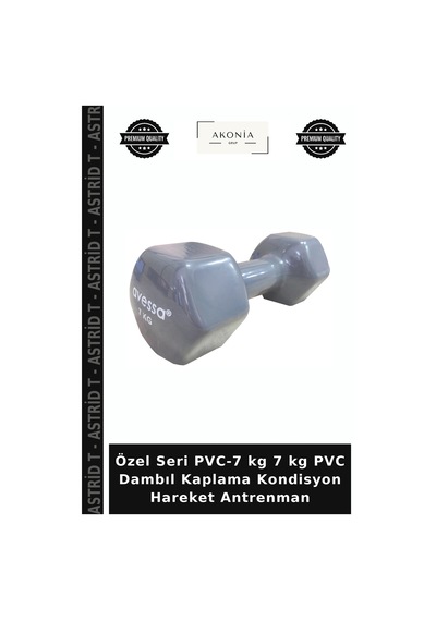 Özel Seri Pvc-7 Kg 7 Kg Pvc Dambıl Kaplama Kondisyon Hareket Antrenman
