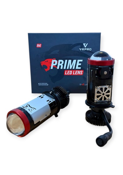 H4 Mercekli Led Zenon Prime 60w Güç 23.000 Lümen Led Zenon Şimşek Etkili 12-24v Uzun Ömürlü Güçlü Çizgisel Odak