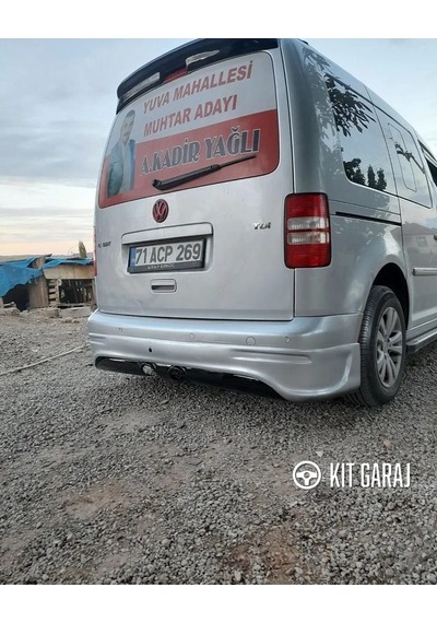 Kit Garaj Volkswagen Caddy 2004-2010 Arka Ek Plastik Boyasız