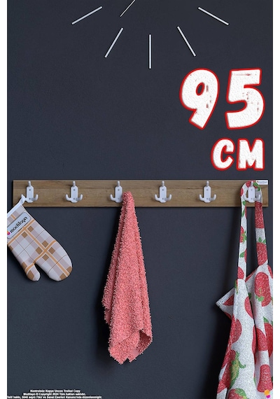Arı 18 Kancalı Mutfak Askısı 3'lü Set 81,4x9,6 Cm - Şık Tasarım, Çok Amaçlı Düzenleyici Ve Yer Tasarrufu Çok Renkli Arı 18 Kancalı Mutfak Askısı 3'lü Set 81,4x9,6 Cm - Şık Tasarım, Çok Amaçlı Düzenleyici Ve Yer Tasarrufu Çok Renkli