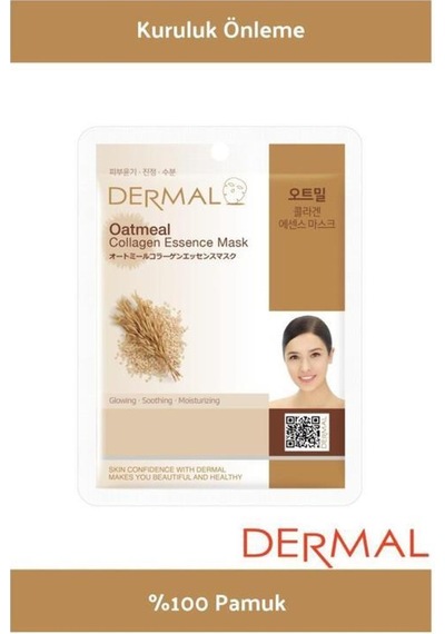 Dermal Yulaf Özlü Kolajen Maskesi 23 Gr