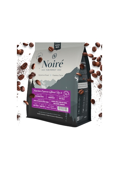 Noire Imperium Espresso Blend 2 250g %100 Arabica Blend Çekirdek