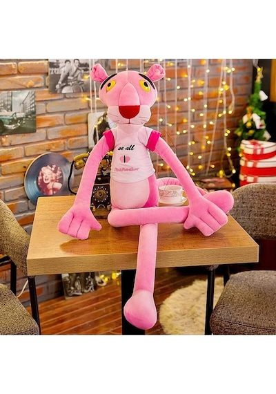 Dev Boy 80 CM Peluş Pembe Panter