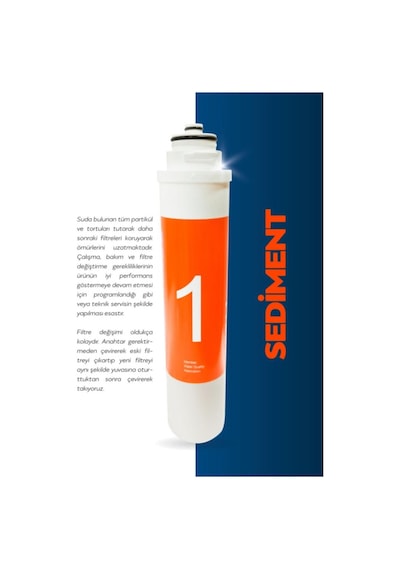 Waterlife Uyumlu Lg Membran 5li Seti Waterfill Tak Çevir Su Arıtma Filtre