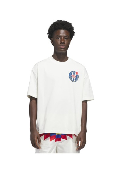 Adidas Originals Crest Unisex Beyaz Günlük Stil T-shirt Kd3616