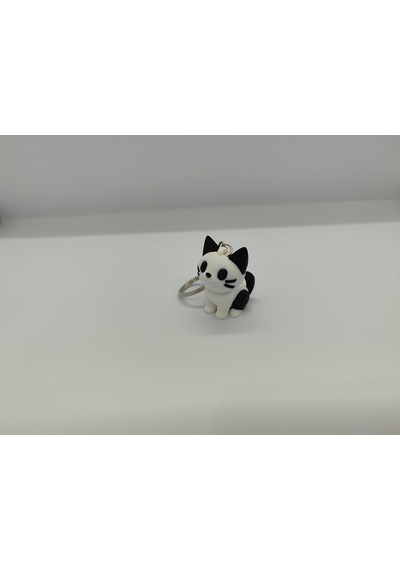 Kanatlı ve Kanatsız Kedi Anahtarlık (2'li Set) - Çiftli Set