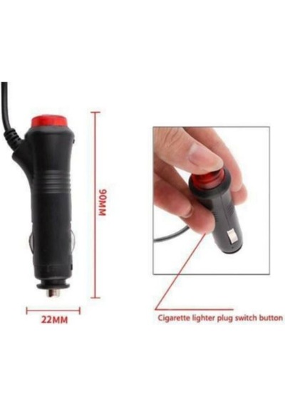 Cam Içi Çakar Led - 12 Ledli Çakar Vantuzlu Kırmızı-Beyaz-Mavi