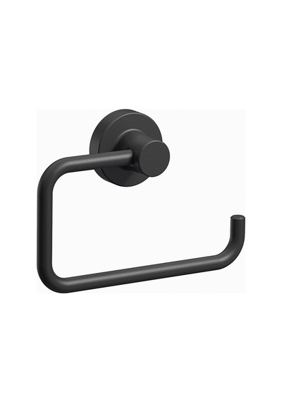 Tecno Black Tuvalet Kağıtlık, Açık - Mat Siyah Mat Siyah
