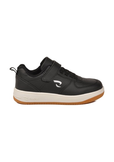 Siyah Cırtlı Unisex Çocuk Spor Ayakkabı Follow 0914 F