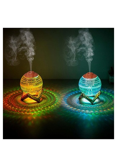 Kristal Küre Mini Usb Nemlendirici & Gece Lambası 7 Renk Led Aromaterapi Difüzörü