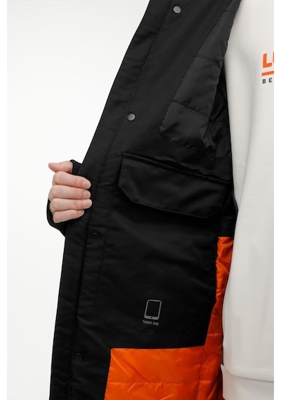 Lumberjack Ml Penguen Coat 3Pr Erkek Mont Siyah S-Xxl 001