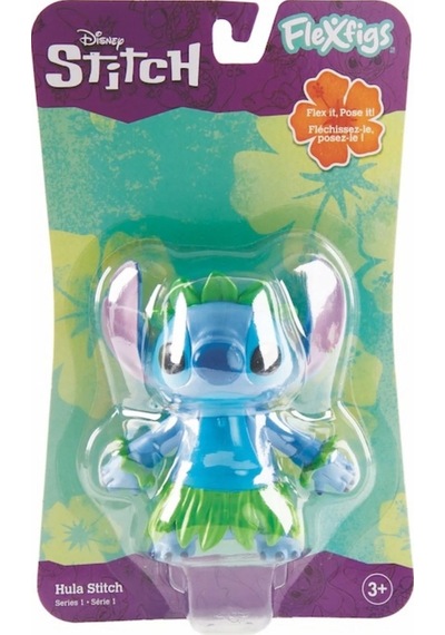 Orijinal Disney Flexfigs Stitch Hula Oyuncakları Figürleri 10cm Stitch