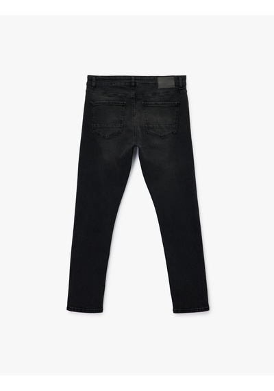 Koton Normal Bel Slim Fit Jean Pantolon - Brad Jean Siyah 6wam40003ıd Siyah Koton Normal Bel Slim Fit Jean Pantolon - Brad Jean Siyah 6wam40003ıd Siyah