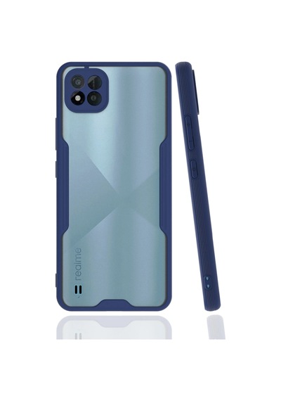 Newface - 769 - Realme C11 2021 Kılıf Platin Silikon - Csmo-tex - - Lacivert