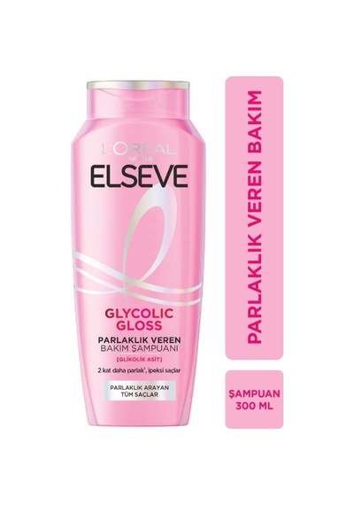 5'li Glycolic Gloss Core Parlaklık Veren Bakım Şampuanı 300ml Tüm Saç Tipleri