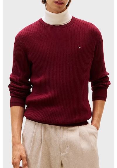 Tommy Hilfiger Erkek Kazak Mw0mw40449 Vlp Bordo Bordo