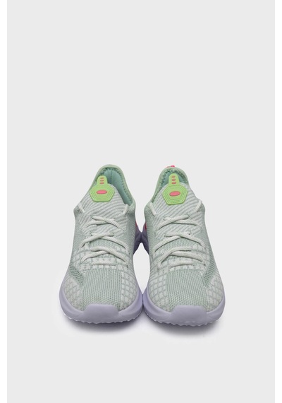 Pepino P-1428 Su Yeşili Unısex Çocuk Örgülü Bağlı Sneaker Su Yeşili