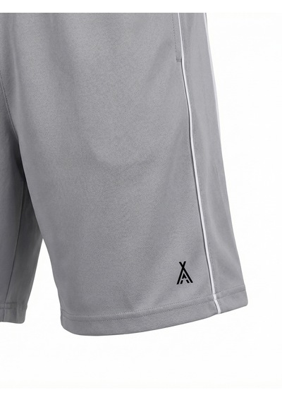 Orendahill Erkek Spor Şort Hızlı Kuruyan Esnek Regular Fit Trim Biyeli Activewear Gri