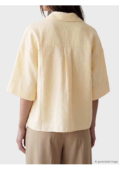 Lcw Everyday Sarı Poplin Kadın Gömlek