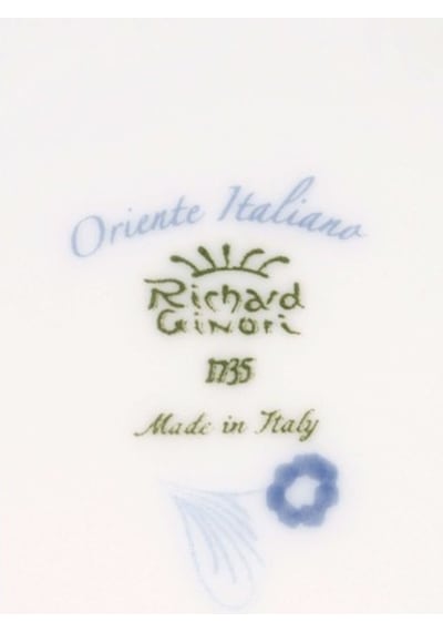 Ginori 1735 Çaydanlık Porselen 680ml Oriente Italiano Koleksiyonu Şık Desen Kapaklı Çaydanlıklar 186 Çok Renkli