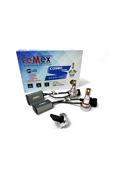 Femex Bmw 6 Serisi E63 2003-2010 Sis Far Led Ampul Hb4 9006 Cosmo Mini