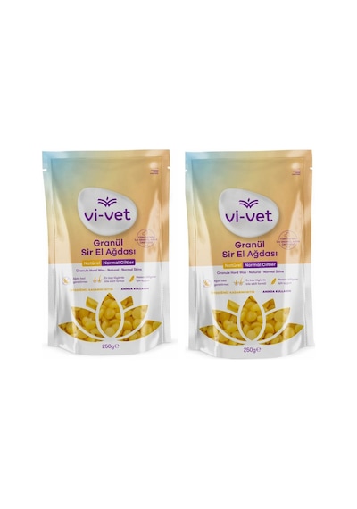 Vivet Granül Sir El Ağdası Natürel Normal Ciltler 250 Gr 2 Paket