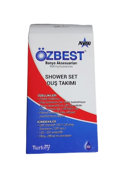 Duş Takımı Örgülü 3 Fonks Merso Diğer