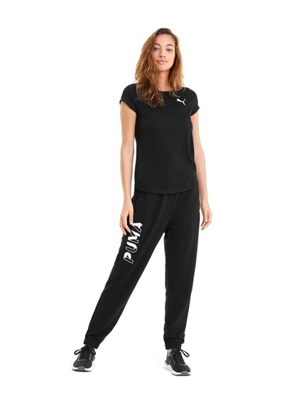 Puma Active Tee - Kadın Siyah Spor T-Shirt - 586857 01 Puma Active Tee - Kadın Siyah Spor T-Shirt - 586857 01