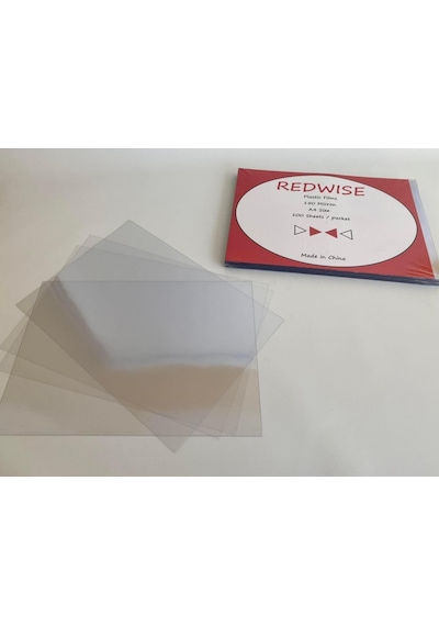 Redwise A4 Şeffaf Cilt Kapağı 150 Micron 100'lü Paket - Asetat Kağıdı
