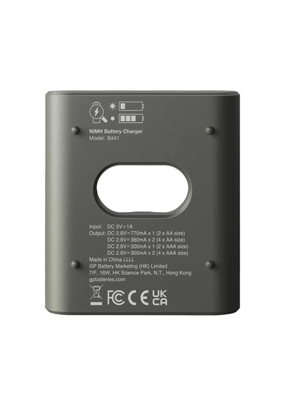 B441 Usb Şarj Cihazı Pilsiz Model 4 Kanallı Hem Aa Hemde Aaa Şarjlı Piller İçin