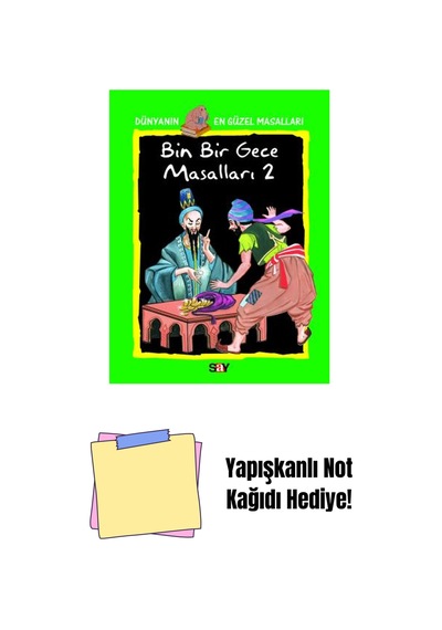 Bin Bir Gece Masalları 2 + Yapışkanlı Not Kağıdı