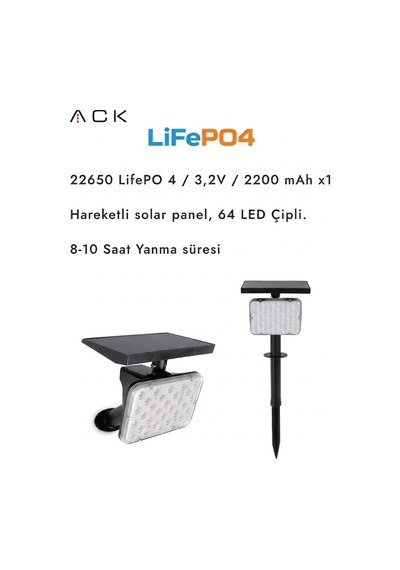 Solar Kazıklı Çim Armatür Yeşil Işık 6500k Ip65 10w Yeşil - 942400544 Yeşil