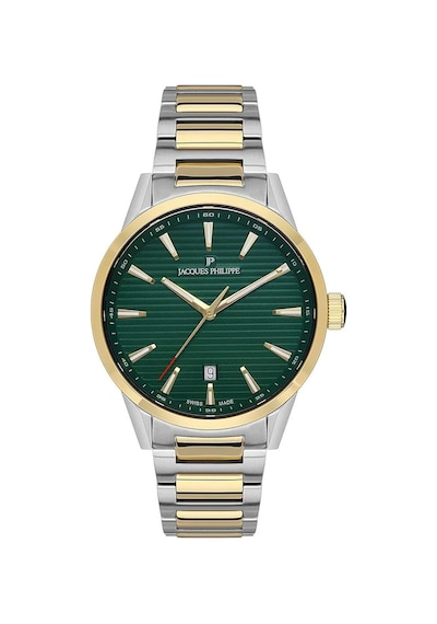 Jacques Philippe Jpqgs0973x8n Erkek Kol Saati Jpqgs0973x8ntaner Metalik Gri/Altın Rengi