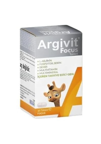 Tr Focus Larjinin, Fosfotidilserin, Demir, Multivitamin Ve Multimineral İçeren Tablet 30 Tablet 2 Paketi