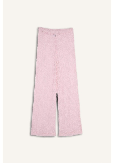 Defacto Regular Fıt Elastik Bel Tül Pembe Plaj Pantolonu H3066ax26sppn648 Pembe-pn648