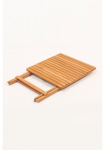 Meya Dekor Sırt ve Oturak Minderli Katlanır Masa Sandalye Bistro Set 3'lü 50x50 Krem Meya Dekor Sırt ve Oturak Minderli Katlanır Masa Sandalye Bistro Set 3'lü 50x50 Krem