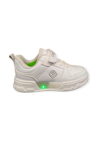Pepino Py25-1603 Patik Işıklı Hafif Çocuk Spor Ayakkabı Beyaz