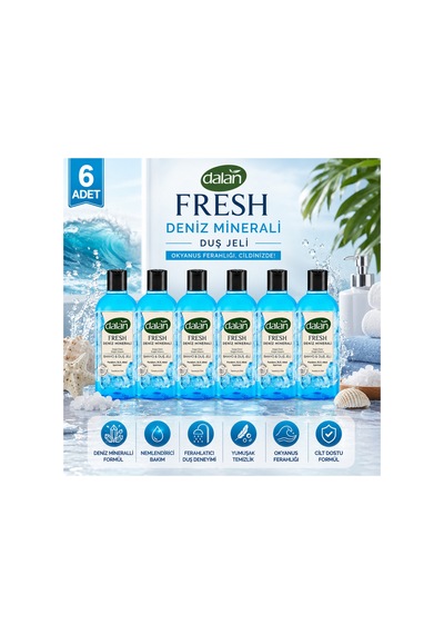 Fersh Deniz Minerali Duş Jeli 500 Ml X 6 Diğer