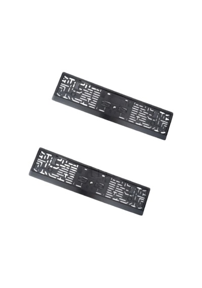 Otodemir Plaka Tüv Ince Parlak Siyah Plakalık Araba Plaka Çerçevesi 1 Adet Siyah Pianoblack Bekaks