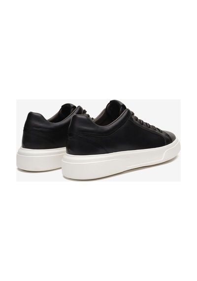 Greyder 64822 Erkek Hakiki Deri Sneaker Ayakkabı Siyah