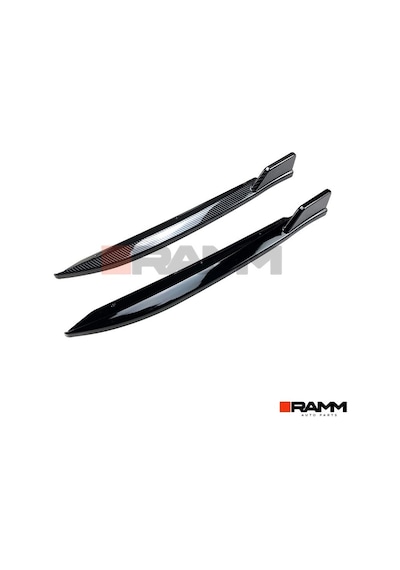 Bmw G30 M-tech Arka Tampon Bıçağı Sağ-sol Parlak Karbon