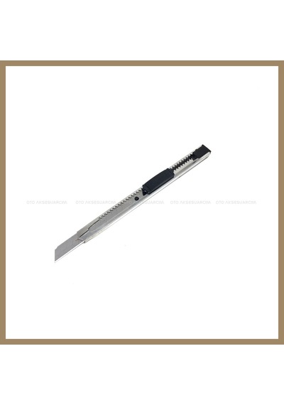 Bezos Metal Dar Maket Bıçağı İnce Falçata 9mm 22