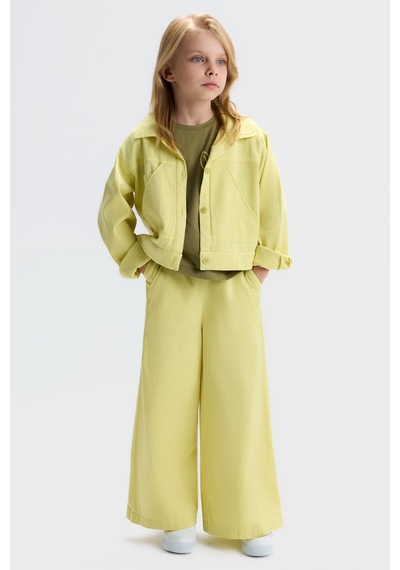 Xo Kids Kız Çocuk 3lü Alt Üst Kombin Takmı 4-8 Yaş Set0508 Yeşil