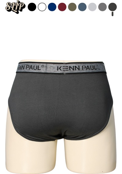 Kp Erkek Düz Pamuklu Füme Boxer Slip Boxer Füme