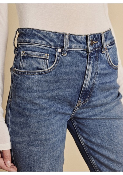 Brooks Brothers Mavi Kadın Denim Pantolon Bbfw26fdp003