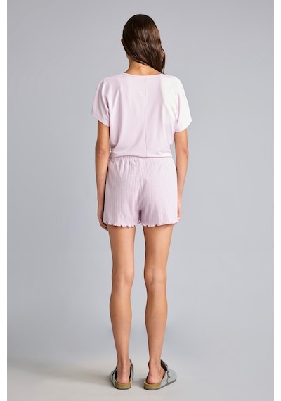 Defacto Regular Fıt Kısa Kollu 2li Pijama Takım I3482ax26aupr336 Mor-pr336