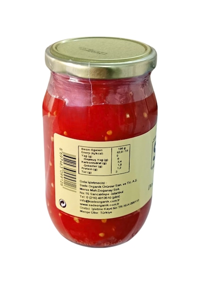 Sade Org Rendelenmiş Ve Doğranmış Dom. 340 Gr Pkt 340 G