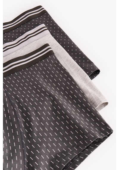 Penti Erkek Darkmark Puantiye Desenli 3lü Boxer Çok Renkli