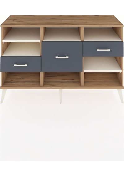 Hyperion Konsol 5 Raflı 3 Çekmeceli 132x44x83 Çam-aytaşı/antrasit Aytaşı/antrasit Hyperion Konsol 5 Raflı 3 Çekmeceli 132x44x83 Çam-aytaşı/antrasit Aytaşı/antrasit